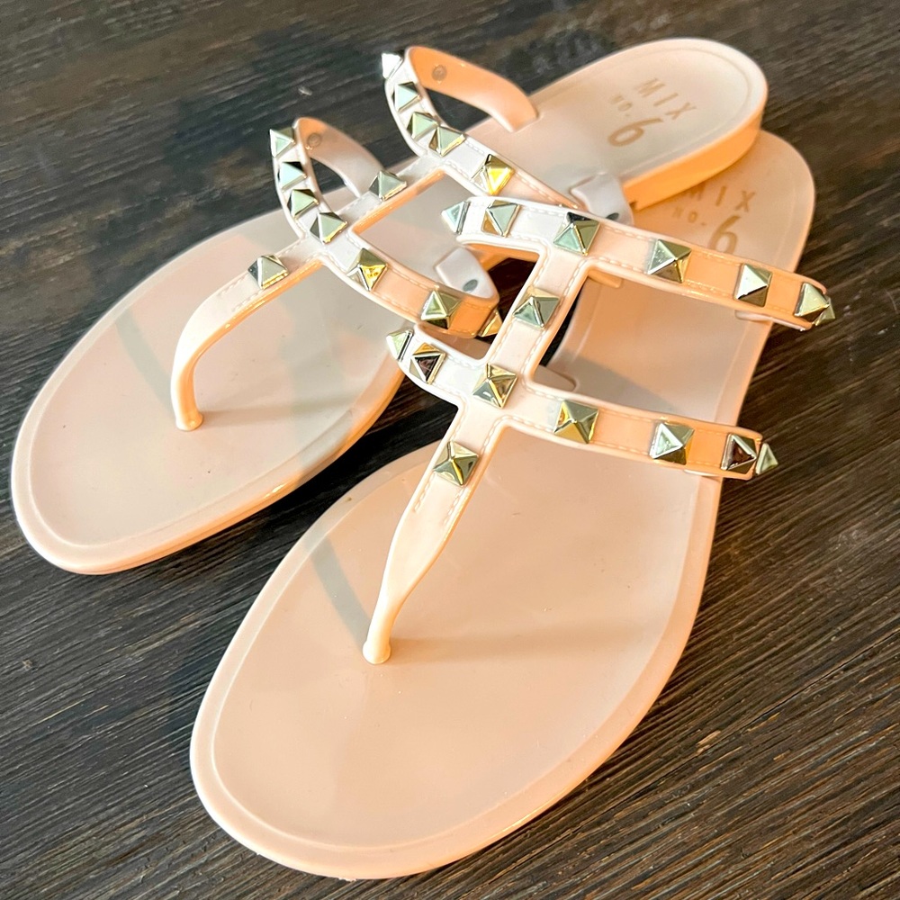 Mix no 6 slip on flats